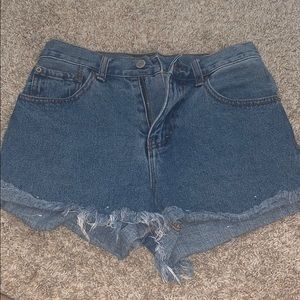 brandy melville denim shorts